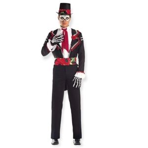 NEW Men's Senor Day of The Dead Costume Size S